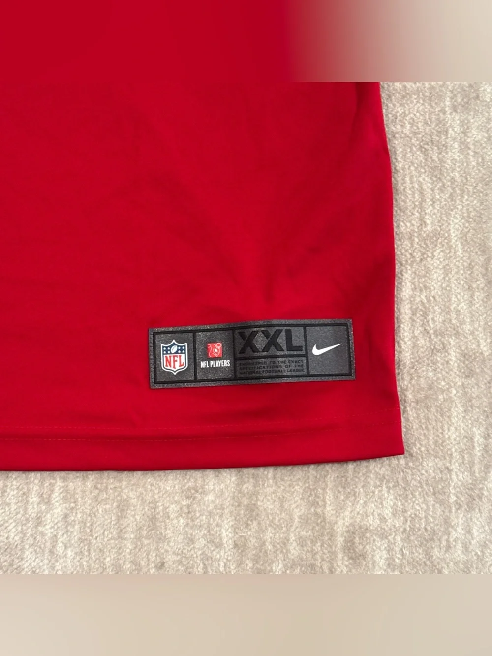 Men’s Size 2XL San Francisco 49ers Jimmy Garoppolo 75th Anniversary Patch Jersey
